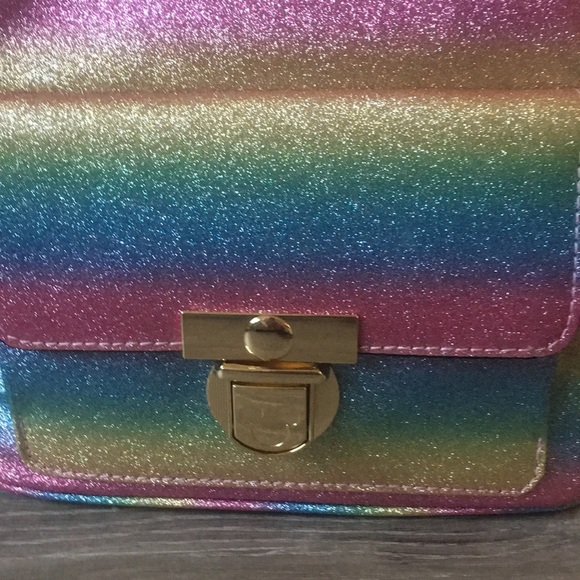 Mickey Mouse Disney Glitter Rainbow Backpack - Picture 5 of 5